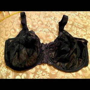 Beautiful Black/Silver Elomi Bra